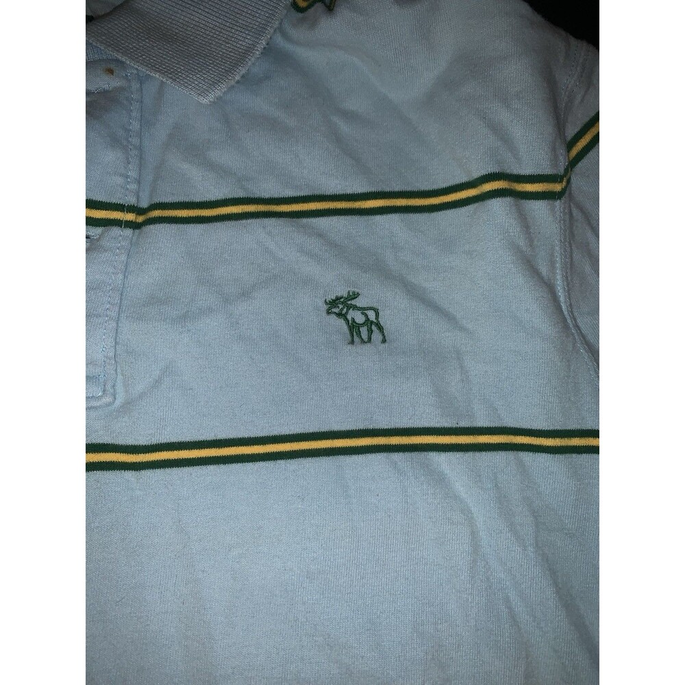 ABERCROMBIE & Fitch Vintage Long Sleeve Shirt Blue Men's XXL - Picture 4 of 7